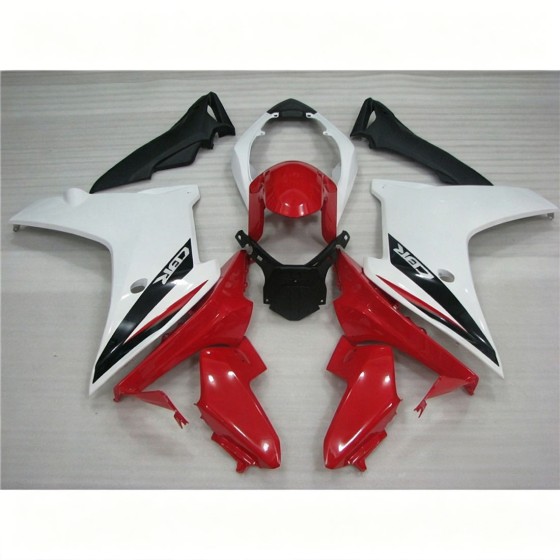 Honda CBR 600F Red & White Motorcycle Fairings(2011-2013)