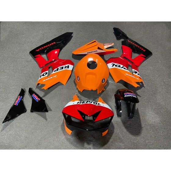Red Repsol Motorcycle Fairings For Honda CBR600RR (2013-2024)