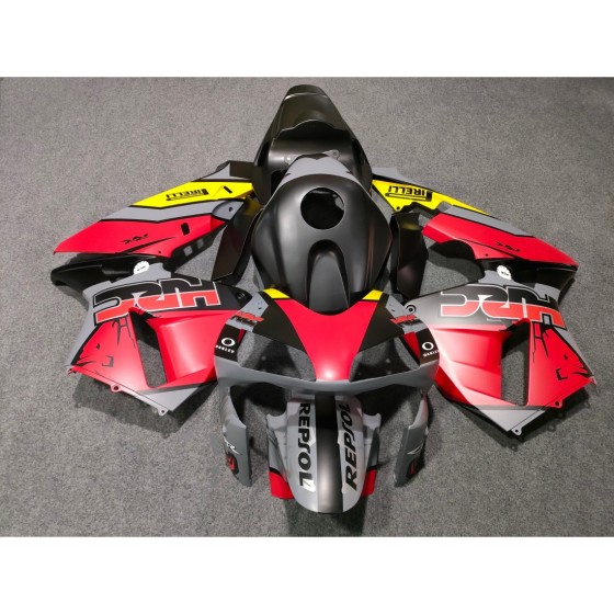 Honda CBR600RR F5 Matte Red Motorcycle Fairings(2003-2004)