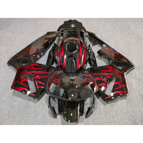 Honda CBR600RR F5 Red Flame Motorcycle Fairings(2003-2004)