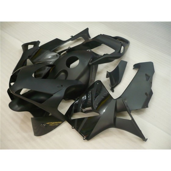 Matte & Glossy Black Honda CBR600RR F5 Motorcycle Fairings(2003-2004)