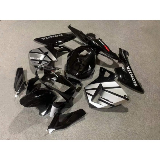 Honda CBR600RR F5 Silver & Black Motorcycle Fairings (2005-2006)