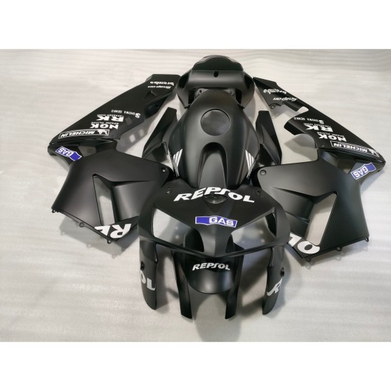Matte Black Honda CBR600RR F5 Motorcycle Fairings (2005-2006)