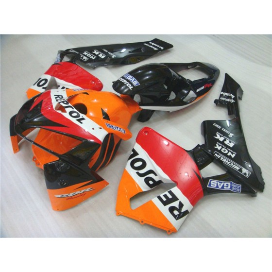 Orange & Red Honda CBR600RR F5 Motorcycle Fairings (2005-2006)