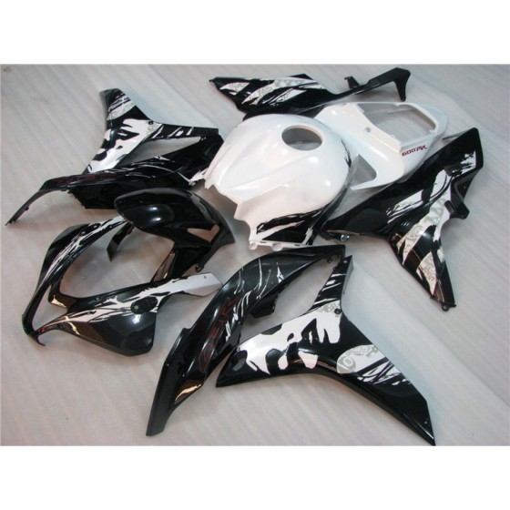 Honda CBR600RR F5 Glossy Black Motorcycle Fairings(2007-2008)