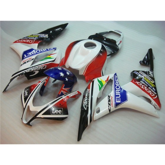 Honda CBR600RR F5 Red & Blue Motorcycle Fairings(2007-2008)