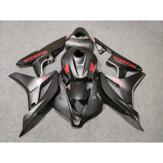 HONDA CBR600RR F5 Matte Black MOTORCYCLE FAIRINGS (2007-2008)