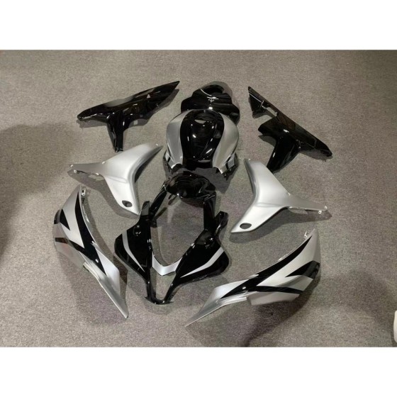 HONDA CBR600RR F5 Silver & Black motorcycle Fairings (2007-2008)