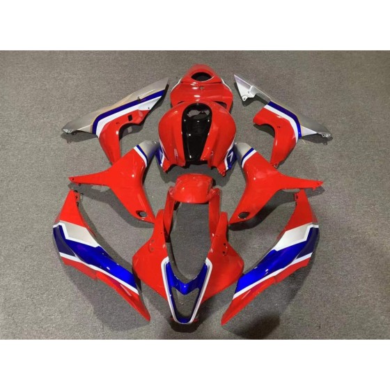 HONDA CBR600RR F5 Siver & Red Motorcycle Fairings (2007-2008)