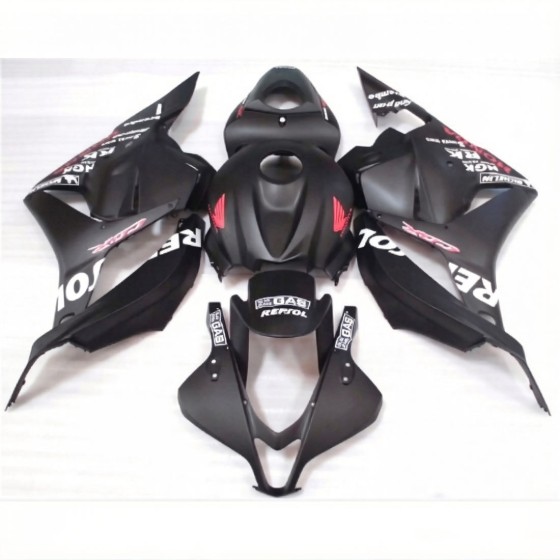 Honda CBR600RR F5 Matte Black Motorcycle Fairings (2009-2011)