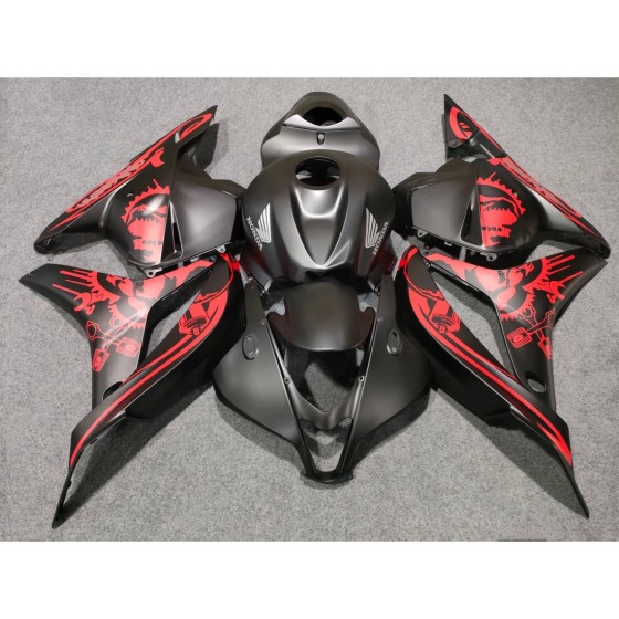 Honda CBR600RR F5 Matte Red Motorcycle Fairings (2009-2011)