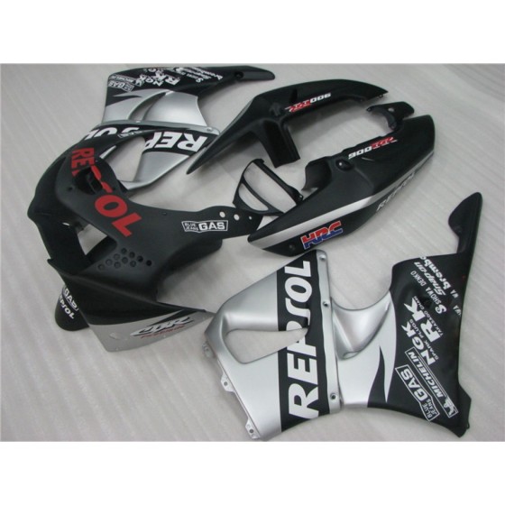 Matte Black & Silver Honda CBR900RR 919 Fairings(1998-1999)