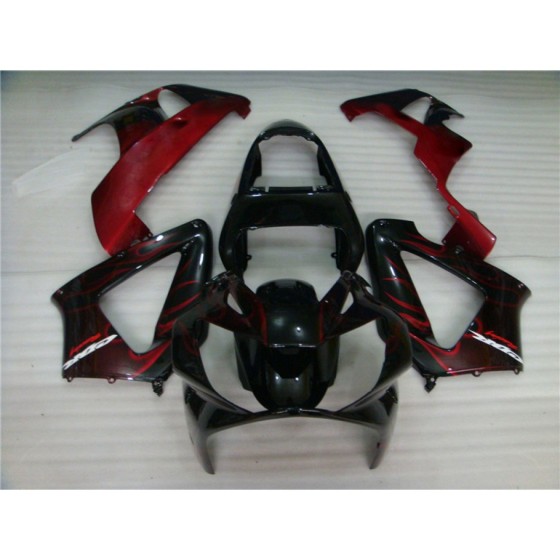 Honda CBR900RR 954 Candy Red & Black Motorcycle Fairings(2002-2003)