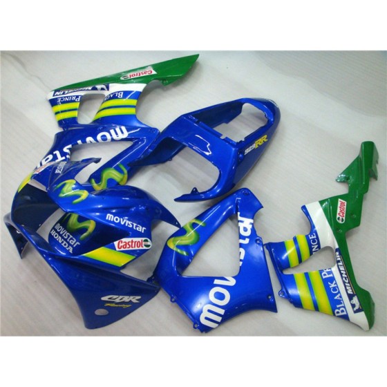 Honda CBR900RR 954 Green & Blue Motorcycle Fairings(2002-2003)