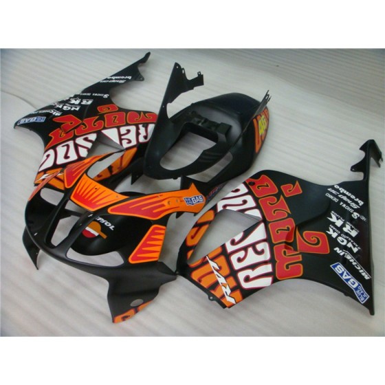 Honda VTR1000 Orange motorcycle Fairings(2002-2006)