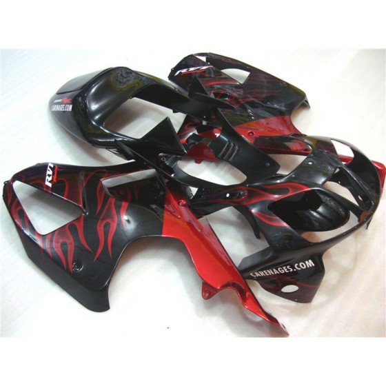Honda VTR1000 Red Flame motorcycle Fairings(2002-2006)