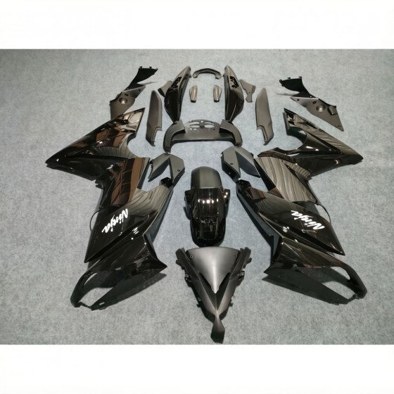 Kawasaki Ninja 650R Black Motorcycle Fairings(2009-2011)