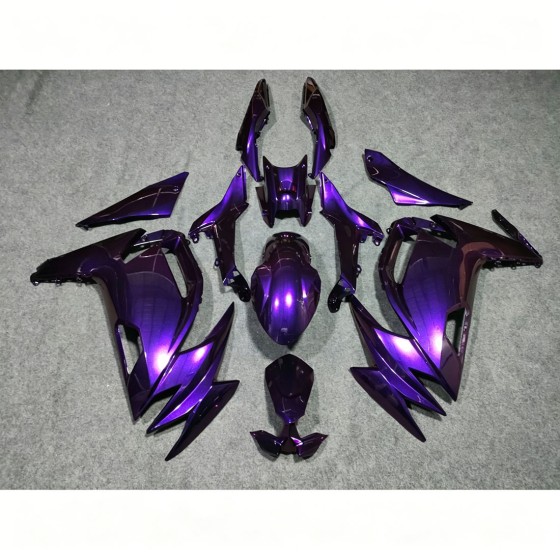 Kawasaki Ninja 650R Chemeleon Purple/Red Motorcycle Fairings without decals(2020-2024)
