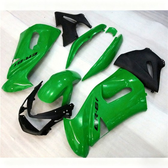 Kawasaki Green color Ninja 650R Motorcycle Fairings(2006-2008)