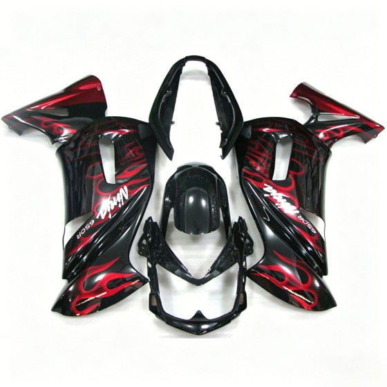 Kawasaki Ninja 650R Red Flame Motorcycle Fairings(2006-2008)