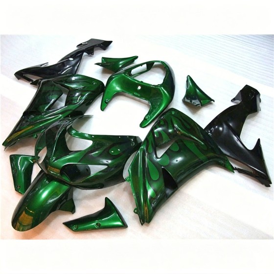 Kawasaki Ninja ZX10R Pearl Green Motorcycle fairings(2006-2007)
